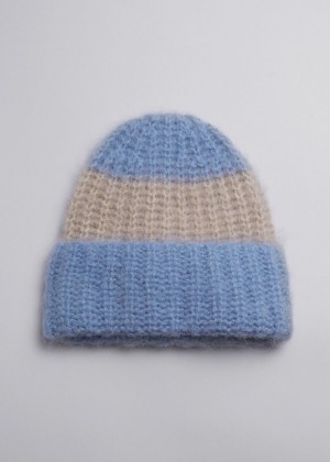 Ciapka & Other Stories Pruhované Alpaca-Blend Damske Modre Siva | SK-FV2189567