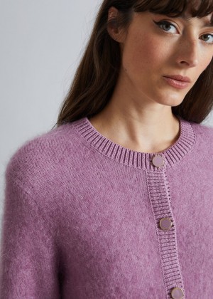 Kardigan & Other Stories Fuzzy Knit Damske Nachový | SK-EN4725618