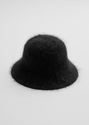 Klobuk & Other Stories Fuzzy Bucket Damske Čierne | SK-PF1964708