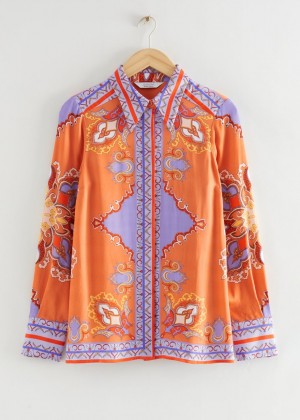 Kosele & Other Stories Relaxed Siroke Topanky Collar Damske Nachový | SK-CN7263180