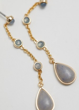 Nausnice & Other Stories Gemstone Drop Damske Modre | SK-CK0834912
