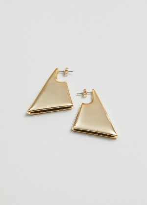 Nausnice & Other Stories Geometric Damske Zlate | SK-WR5248937