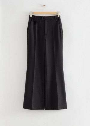 Nohavice & Other Stories Tailored Press Crease Damske Čierne | SK-IM9841657