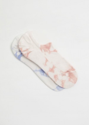 Ponozky & Other Stories 2-Pack Tie-Dye Step Damske Svetlo Modre Béžové | SK-UV9078642