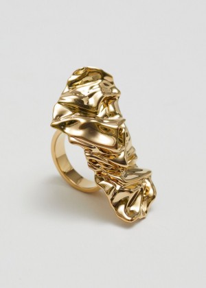 Prsten & Other Stories Bold Sculptural Damske Zlate | SK-CF2348519