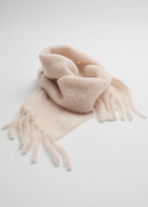 Sal & Other Stories Large Mohair-Blend Damske Krém | SK-IU5948021