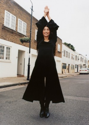 Saty & Other Stories Fitted Midi Slit Damske Čierne | SK-HR6759210
