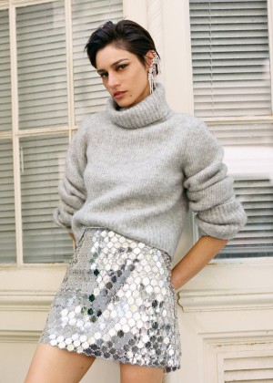 Sveter & Other Stories Fold-Up Cuff Turtleneck Damske Siva | SK-GX1675480