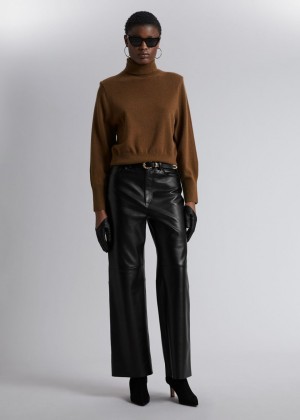 Sveter & Other Stories Merino Turtleneck Knit Damske Červené | SK-JG1639870