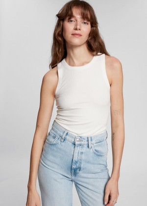 Tielko & Other Stories Fitted Damske Biele | SK-SW7921863